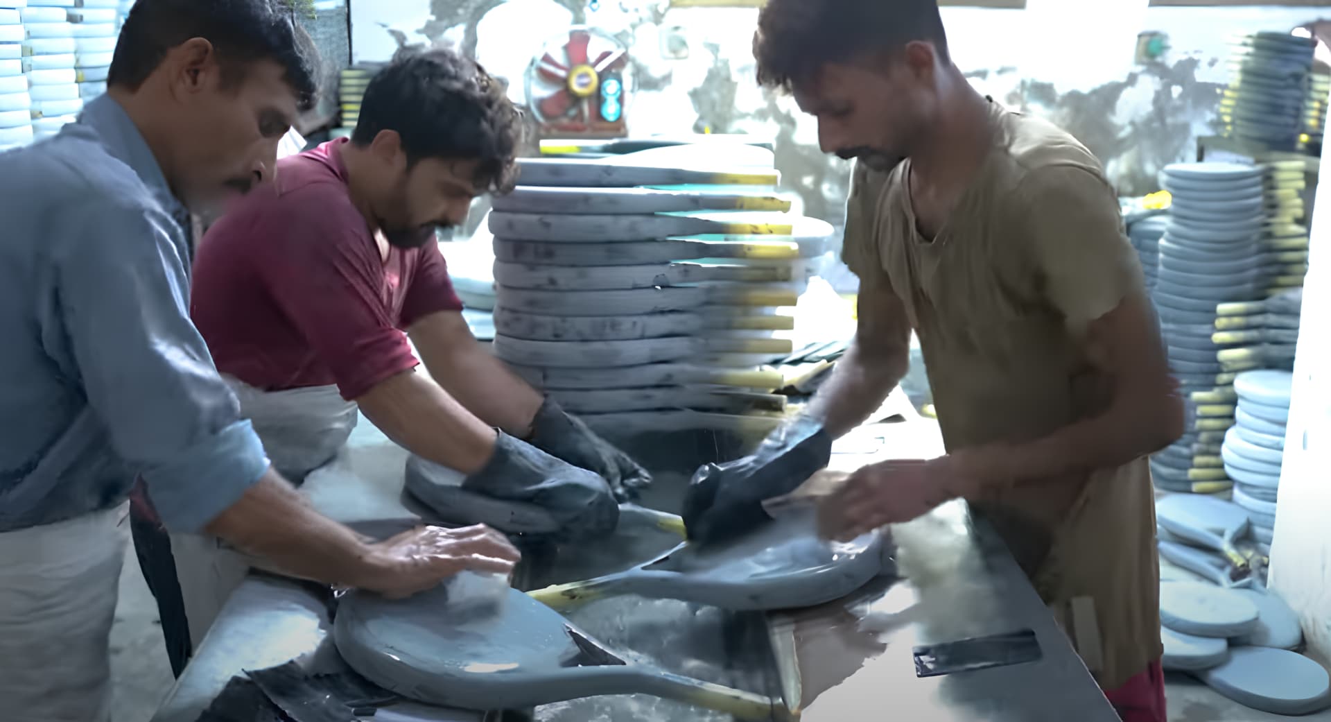 Atelier de fabrication au Pakistan